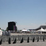 Příprava koncertu Rolling Stones