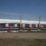 Příprava koncertu Rolling Stones